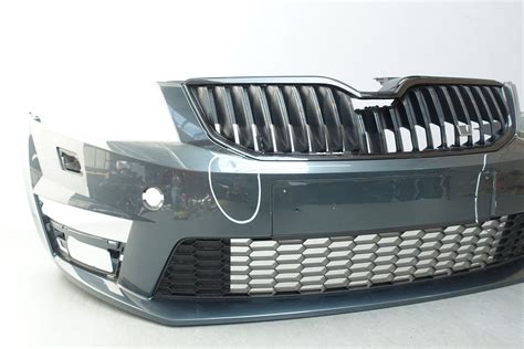 Genuine Skoda Octavia Vrs Front Bumper E F Ebay