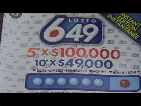 649 Lottery Ticket