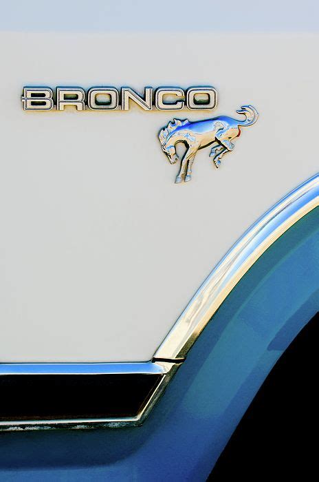 Ford Bronco Emblem by Jill Reger | Ford bronco, Ford emblem, Classic ...