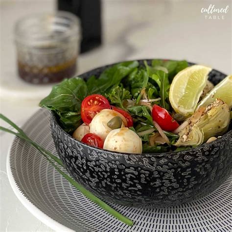 Italian Roasted Artichoke Salad Cultured Table