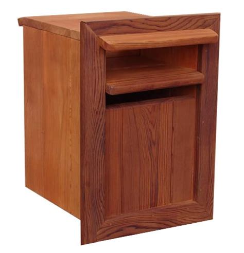 Cedar Wood In Fence Letterbox Letterbox Warehouse Nz