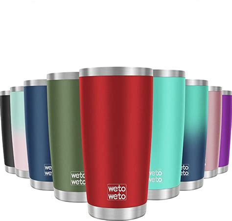 Wetoweto 20oz Tumbler Stainless Steel Vacuum Insulated