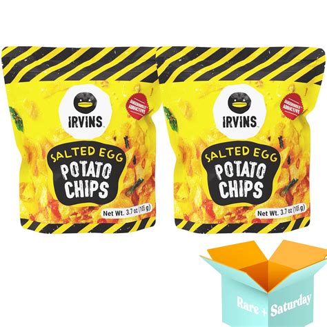 Amazon Irvins Salted Egg Potato Chips Salted Egg Pack