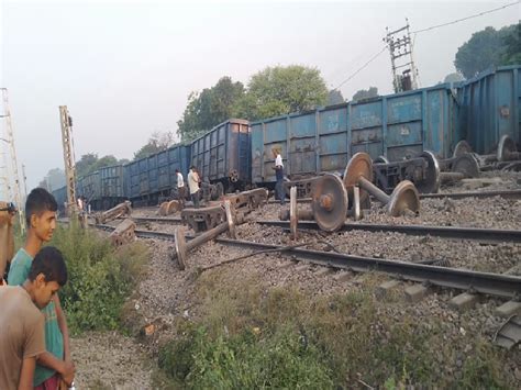 Coaches Of High Speed Goods Train Derailed More Than Trains