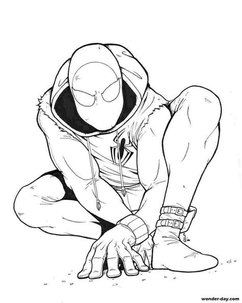 Desenhos De Homem Aranha Miles Morales Para Colorir E Imprimir