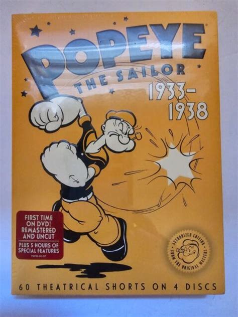 Popeye The Sailor 1933 1938 Volume One Dvd 2007 For Sale Online Ebay