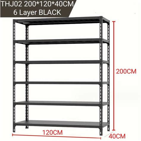 Layer Metal Rack Boltless Angle Heavy Duty Steel Rack Metal Shelf