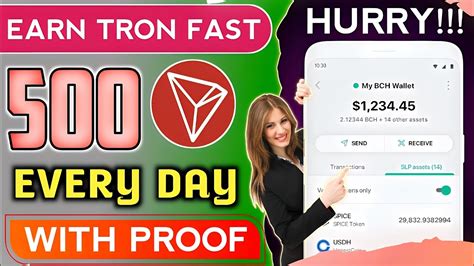 Claim Free Daily 500 Trx Tron In Trust Wallet • Trx Mining How To