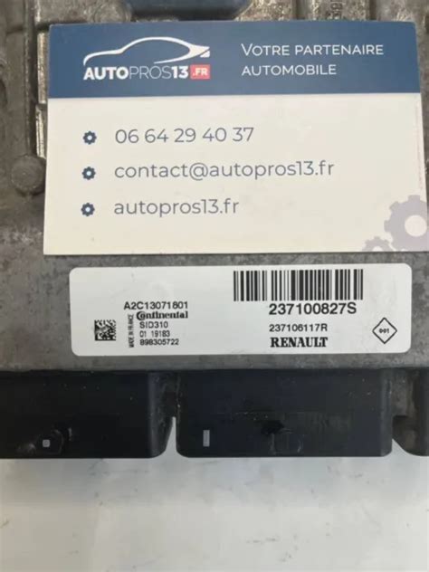 Calculateur Moteur A Reprogrammer Renault Master Sid A C