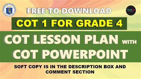 Cot Lesson Plan For Grade 7 Math 4th Quarter