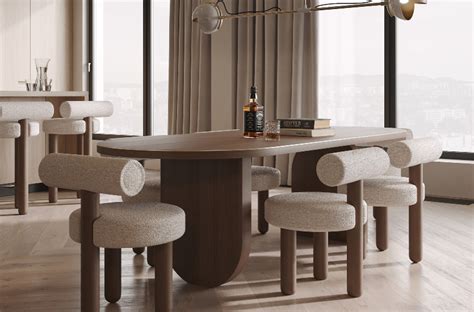 Japandi Dining Room In Partnership With Vz Studio Modern Furniture By