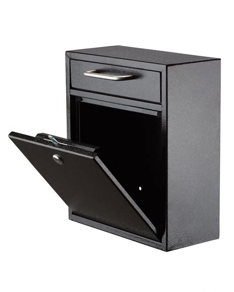 Ultimate Drop Box Wall Mounted Mail Box With Key And Combination Lock