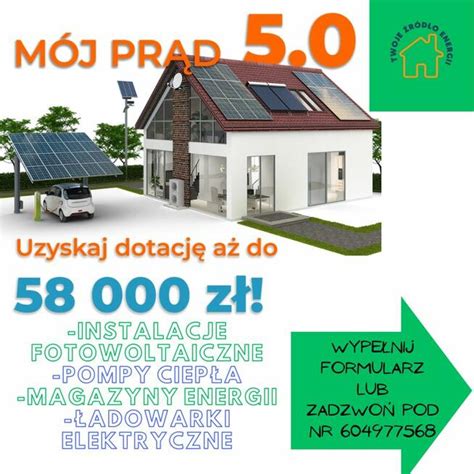 Archiwalne Fotowoltaika pompy ciepła magazyny Energii Dotacja 58tys