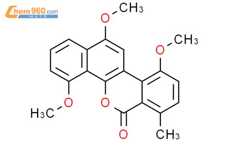 62471 53 8 6H Benzo D Naphtho 1 2 B Pyran 6 One 4 10 12 Trimethoxy 7