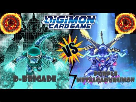 Digimon Tcg D Brigade Security Control Vs Purple Metalgarurumon