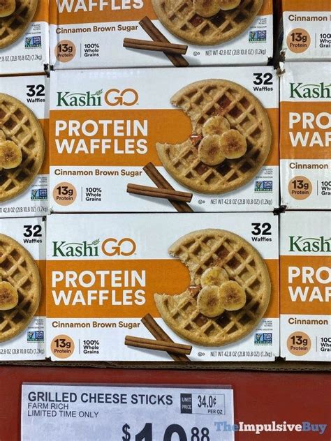 Kashi Go Cinnamon Brown Sugar Protein Waffles Cinnamon Waffles