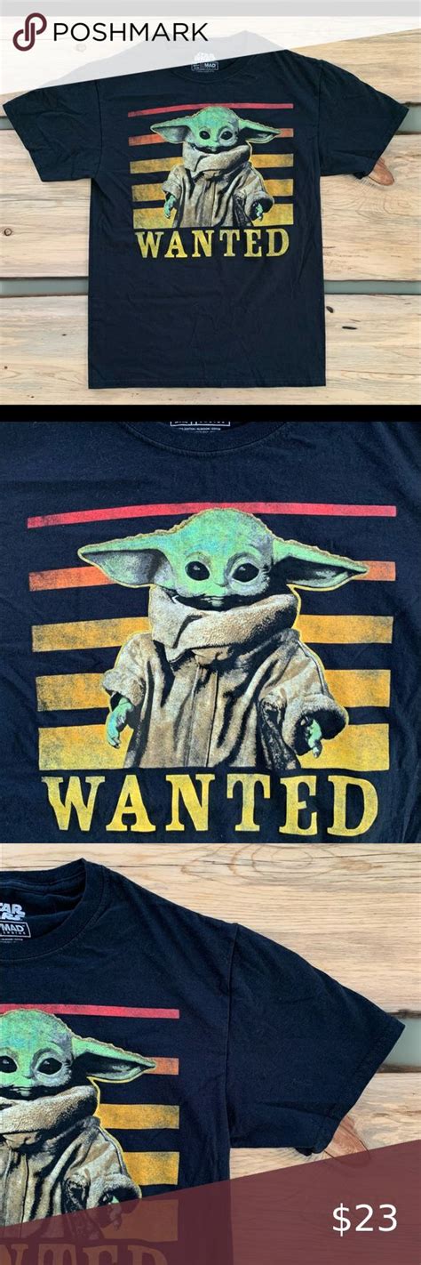 Star Wars Mad Engine Grogu Baby Yoda The Child Wanted Tshirt