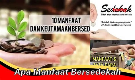 Temukan Manfaat Bersedekah Yang Jarang Diketahui Biotifor