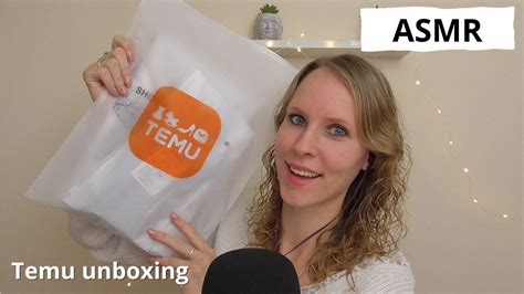 ASMR Temu Unboxing Show Tell YouTube