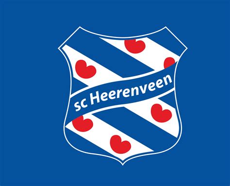 Heerenveen Club Symbol Logo Netherlands Eredivisie League Football Abstract Design Vector ...