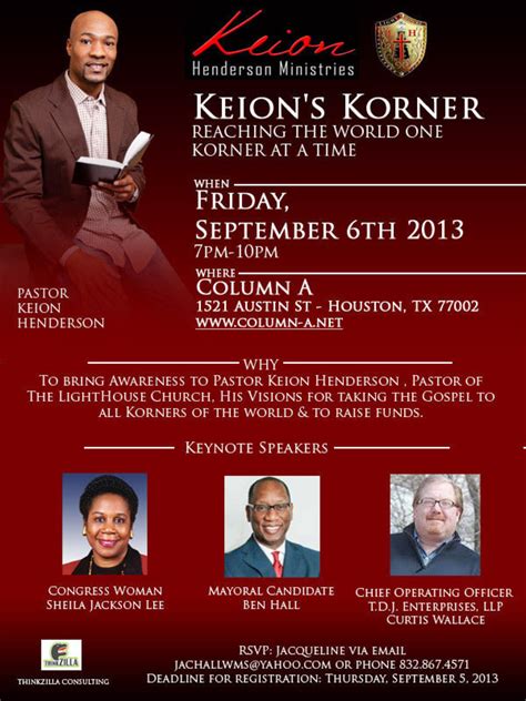 Notable Houston Leaders to Speak In Support Of Pastor Keion Henderson