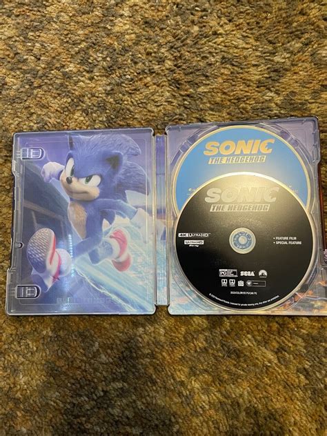 Mavin Sonic The Hedgehog 4k Uhd Blu Ray Steelbook