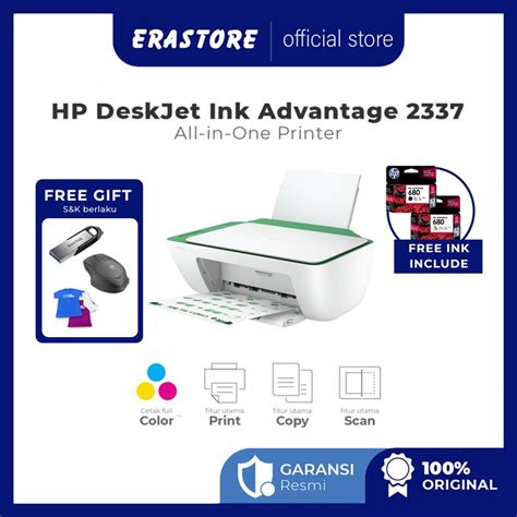 HP DeskJet Ink Advantage 2337 All In One Printer 7WQ07B Lazada