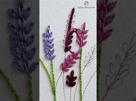 Lavender Flowers Hand Embroidery Lavender Embroidery Designs Hand