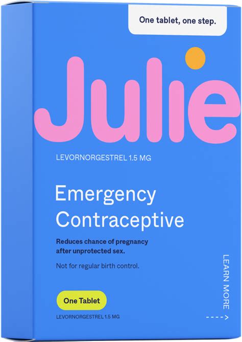 Julie Morning After Pill Emergency Contraceptive