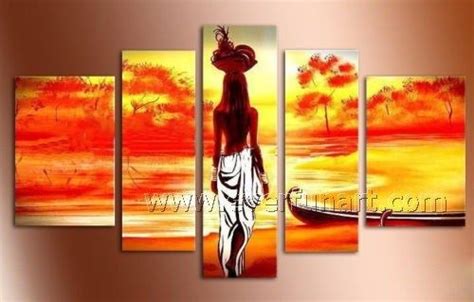Hot Item African Art Nude Women Oil Painting For Home Decor Ar