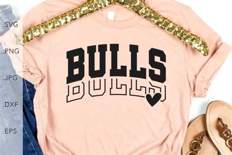 Bulls Double Arched Varsity Graphic By Studio Creative Fabrica