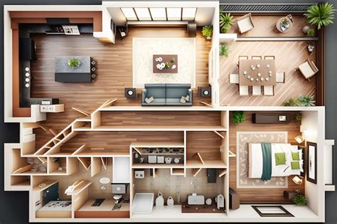 Premium AI Image Plan Of An Apartment Or House Interior Design Neural