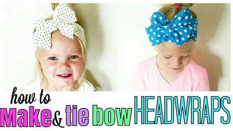 2 Ways To Make And Tie Bow Headbands For All Ages Diy Headbands Youtube