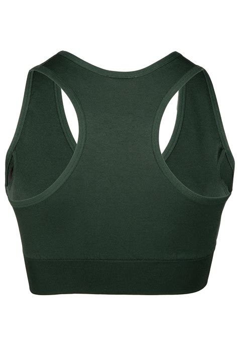 Neiro Seamless Sports Bra Army Green Gorillawearusa