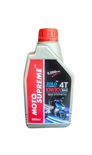 Moto Supreme Zolo T W Bike Engine Oil Ml Bottle Of Litre