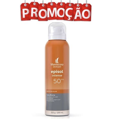 Protetor Solar Episol Mantecorp Skincare Intense Bruma FPS50 Spray