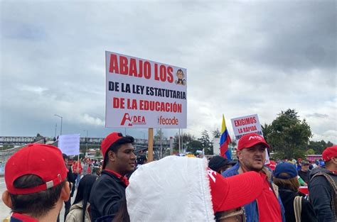 Fecode Levanta El Paro Nacional Tras Caída De Reforma A La Educación