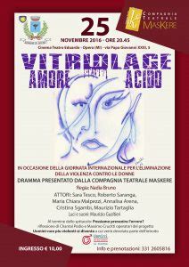 Vitriolage Amore Acido Compagnia Teatrale Maskere