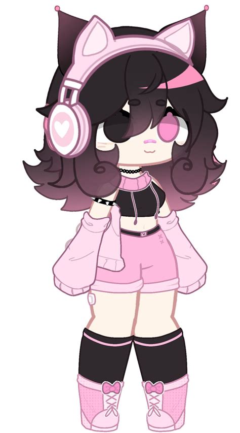 Gacha Character Cute Animal Drawings Kawaii Cute Drawings Chibi Body