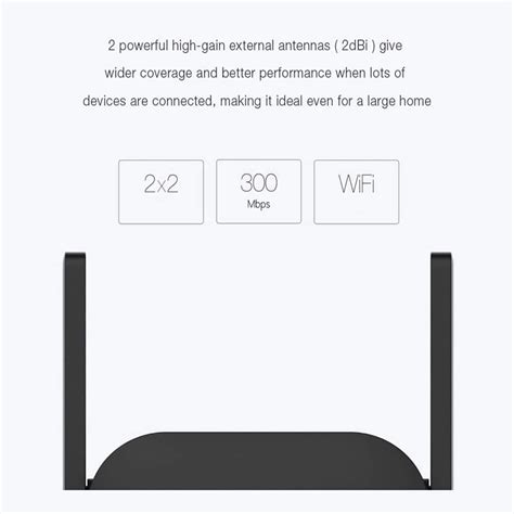 Xiaomi DVB4235GL Mi WiFi Range Extender Pro R P Teur 300 Mbps LA