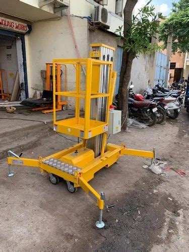 Aluminum Aerial Work Platform Single Mast Aerial Work Platform