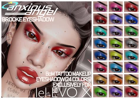 Second Life Marketplace { Aa } Brooke Eyeshadow Lel Evo X