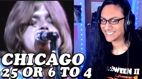 Reacting To Chicago 25 Or 6 To 4 Live 1970 Youtube
