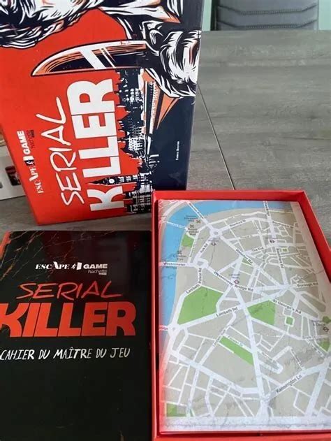 JEU DE SOCIÉTÉ Hachette Escape game Serial killer neuf sous plastique