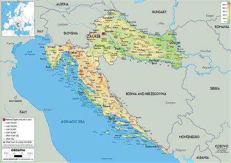 Spona Nevrlost Nainstalujte Croatia Map Sva Ov N Podnikatel Zk