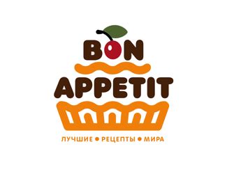 Bon Appetit by avokaduss | Logo restaurant, Fresh logo design, Logo design