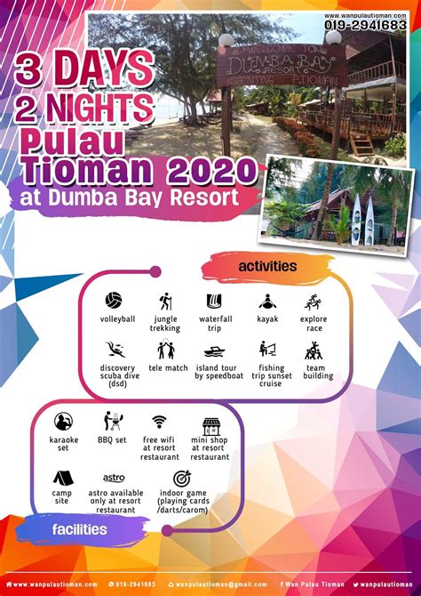 Pakej Percutian 3 Hari 2 Malam Ke Pulau Tioman 2020 Dumba Bay Resort