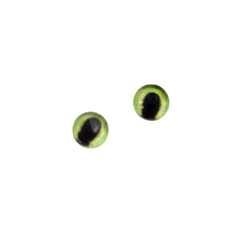 Friendly Green Dragon Glass Eyes Handmade Glass Eyes