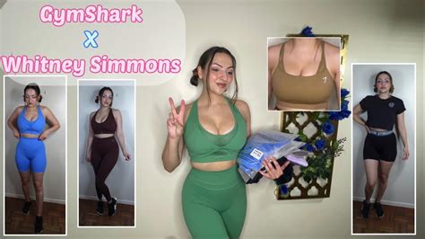 HUGE Gymshark X Whitney Simmons Collection Haul And Review Sets