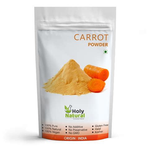 Buy Carrot Powder By Holy Natural 100 Gm Online ₹315 From Shopclues